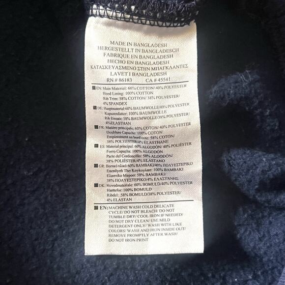 USA Field Hockey Hoodie Pullover Sweatshirt Navy Blue Men's Small Adult Unisex - Picture 5 of 7